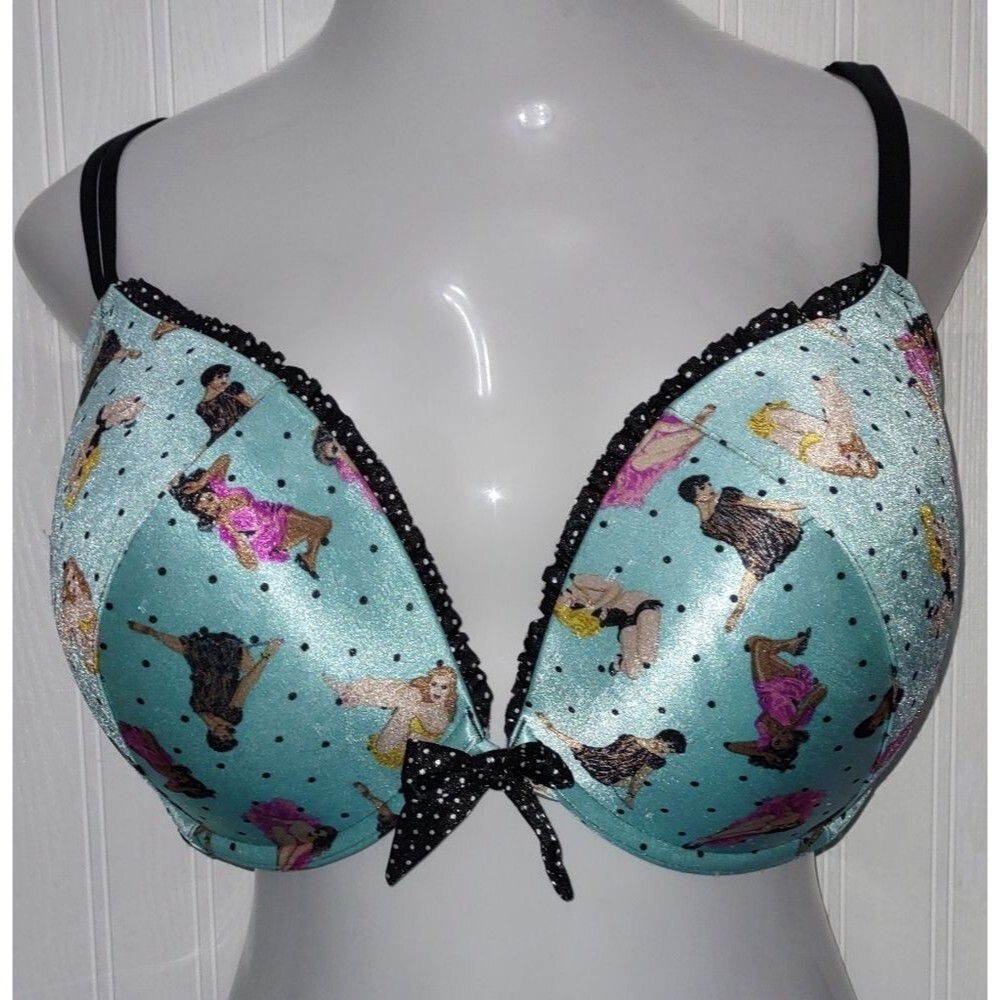 Vintage Looking Stylish Polka Dot Bra Cacique